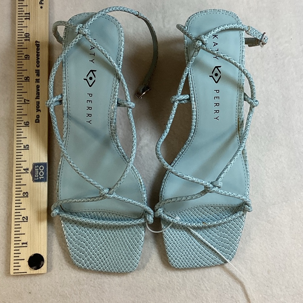 Katy Perry Collections Light Blue Braided Sandals